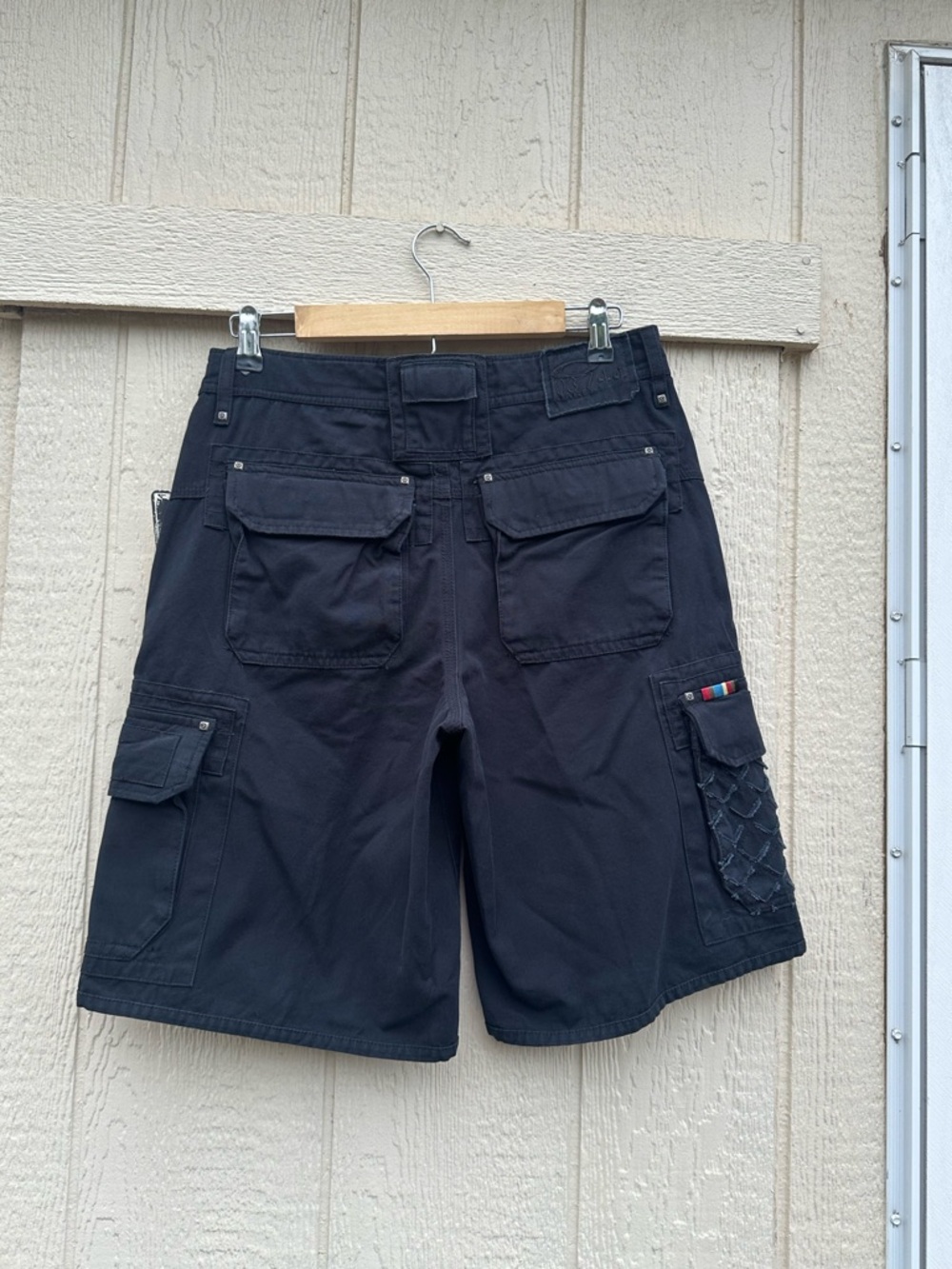 Vintage 2000’s Oakley Black Tactical Cargo Shorts Men’s Size 30X 10 🆕 NWT $65 - Picture 3 of 14